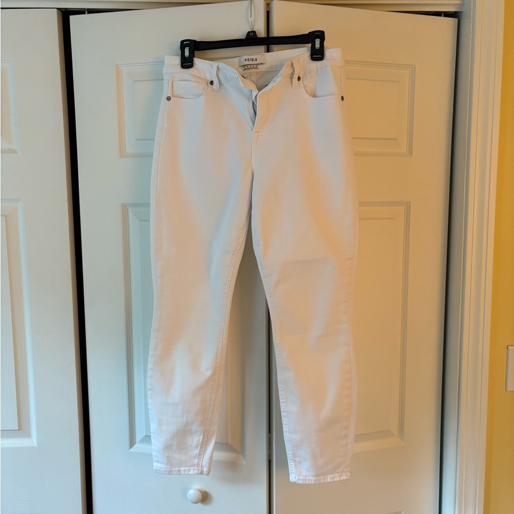 Women's White Pistola Jeans